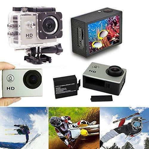 4K UHD Actionkamera med WiFi, Fjernkontroll og Vanntett Hus