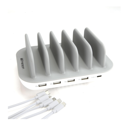 Emerson 5-Port USB Ladestasjon