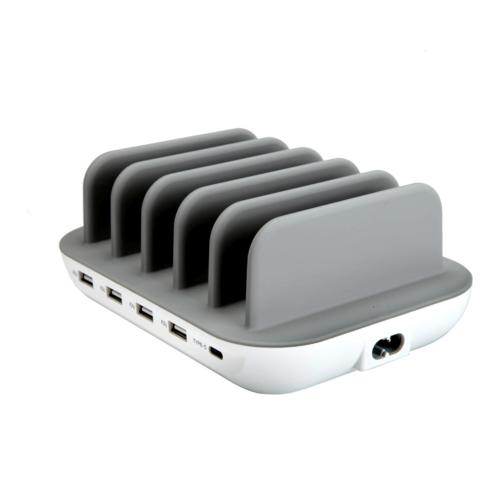 Emerson 5-Port USB Ladestasjon