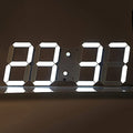 Digital LED Veggklokke med Fjernkontroll