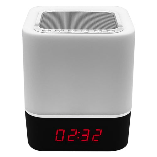 Zunammy Fargeskiftende Bluetooth Vekkerklokke med Høyttaler